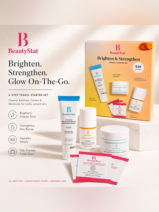 BeautyStat Other - NEW/NIB BeautyStat Brighten & Strengthen Travel Starter Set